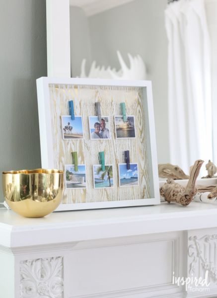 Há vários quadros decorativos com fotos, escolha o seu preferido (Foto: inspiredbycharm.com)