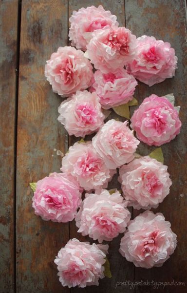 Rosas de seda são lindas e fáceis de serem conseguidas (Foto: prettypetals.typepad.com)