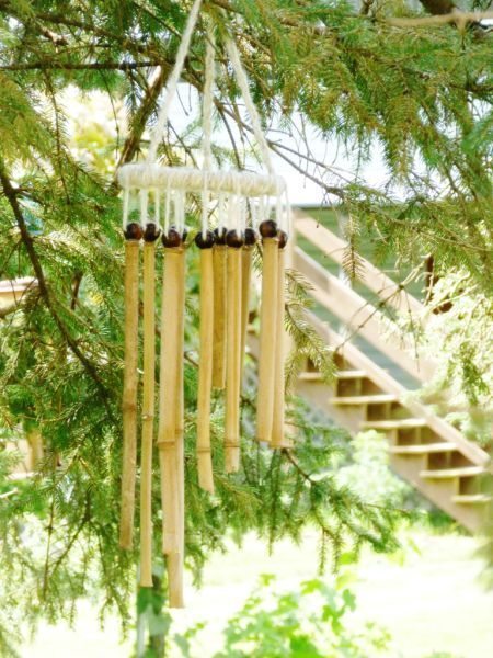 Artesanato decorativo de bambu é lindo, e mesmo rústico decora com muito charme (Foto: bopeepsbonnets.com) 