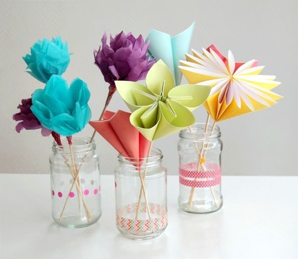 Este lindo buquê de flores de papel para dia das mães também pode decorar festas (Foto: crafts.tutsplus.com)