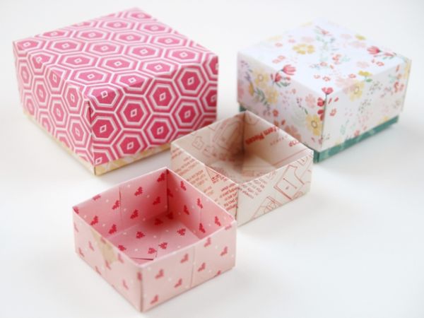 Caixinha de origami fácil de fazer pode também ser uma fonte de renda extra, se você comercializá-la (Foto: gatheringbeauty.com)