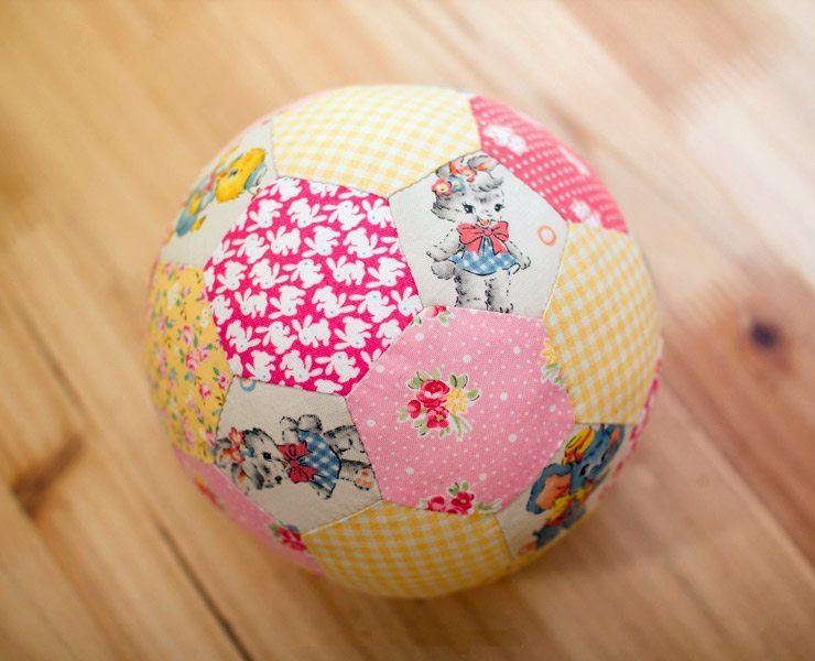 Modelo de Bolinha de Patchwork