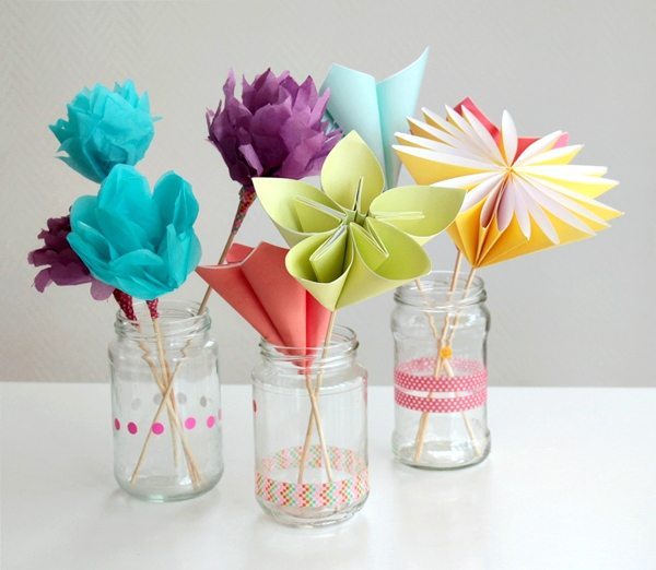 Como Fazer Buquê com Flores de Origami Como Fazer Buquê com Flores de Origami