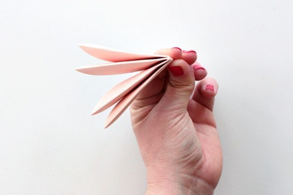 Buquê com Flores de Origami 