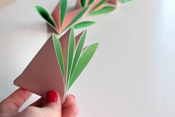 Buquê com Flores de Origami 