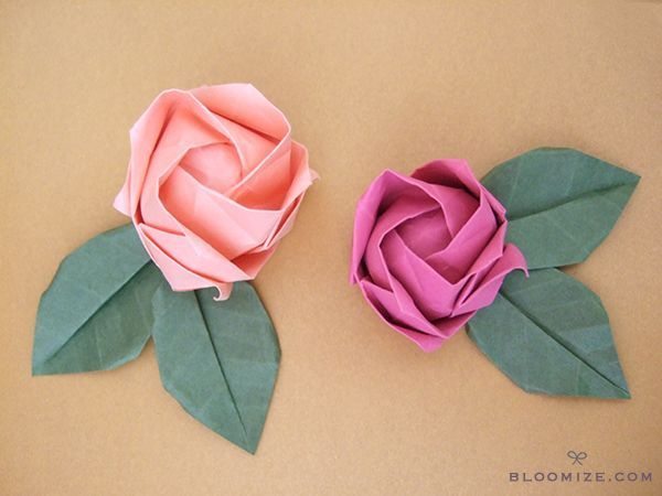 Dicas para Fazer Rosas de Origami 