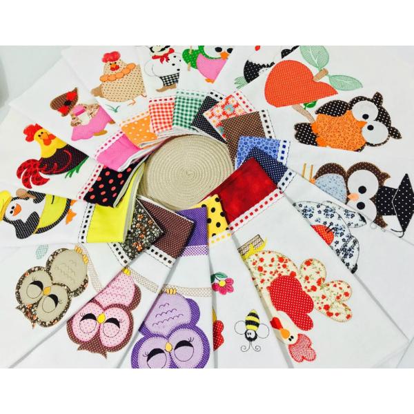 Pano de prato Patchwork
