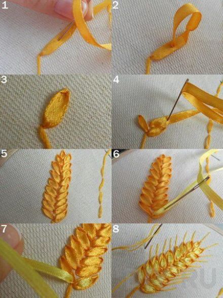 Dicas de Artesanato Bordado com Fita de Cetim Dicas de Artesanato Bordado com Fita de Cetim