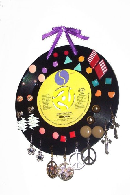 Dicas de Artesanatos Feitos com Disco de Vinil