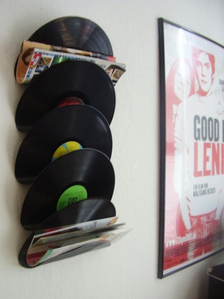 Dicas de Artesanatos Feitos com Disco de Vinil