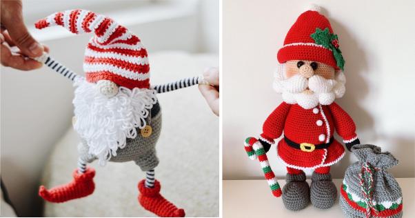 papai noel croche