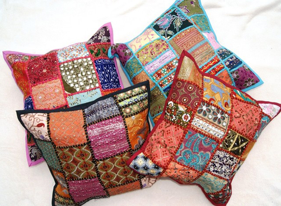 Dicas de Almofadas de Patchwork