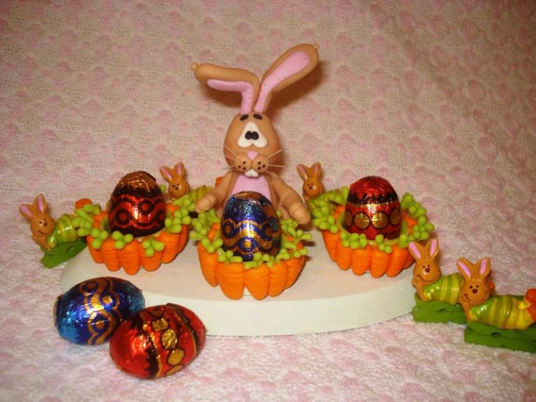 Dicas de Artesanatos de Biscuit para Páscoa