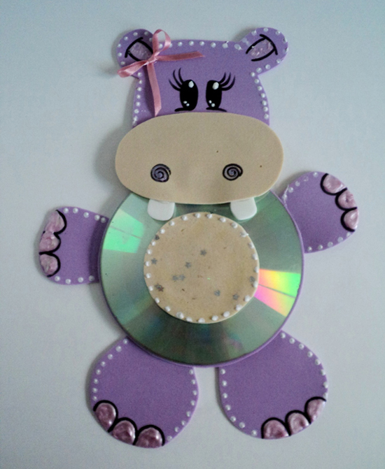 Dicas de Artesanatos Feitos com EVA e CD Dicas de Artesanatos Feitos com EVA e CD