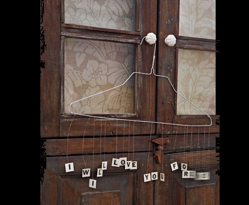 Dicas de Artesanatos Feitos com Cabides Velhos Dicas de Artesanatos Feitos com Cabides Velhos