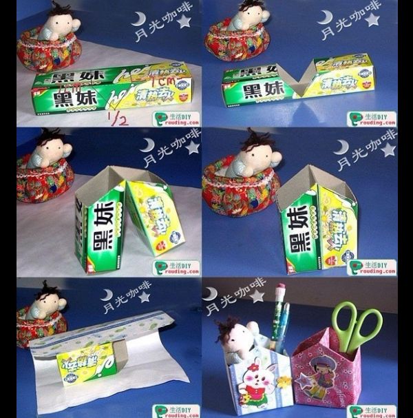 15 Ideias de Artesanato com Caixa de Pasta de Dente Artesanato Passo a Passo! Adesivo De Estrogenio E Progesterona ~ 15 Ideias de Artesanato com Caixa de Pasta de Dente Artesanato Passo a Passo!