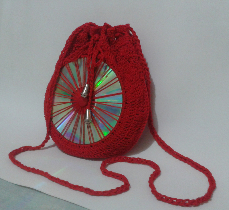 26 Ideias de Artesanato com Croch u00ea e CD Artesanato Passo a Passo! Artesanato De Jornal Porta Retrato ~ 26 Ideias de Artesanato com Croch u00ea e CD Artesanato Passo a Passo!