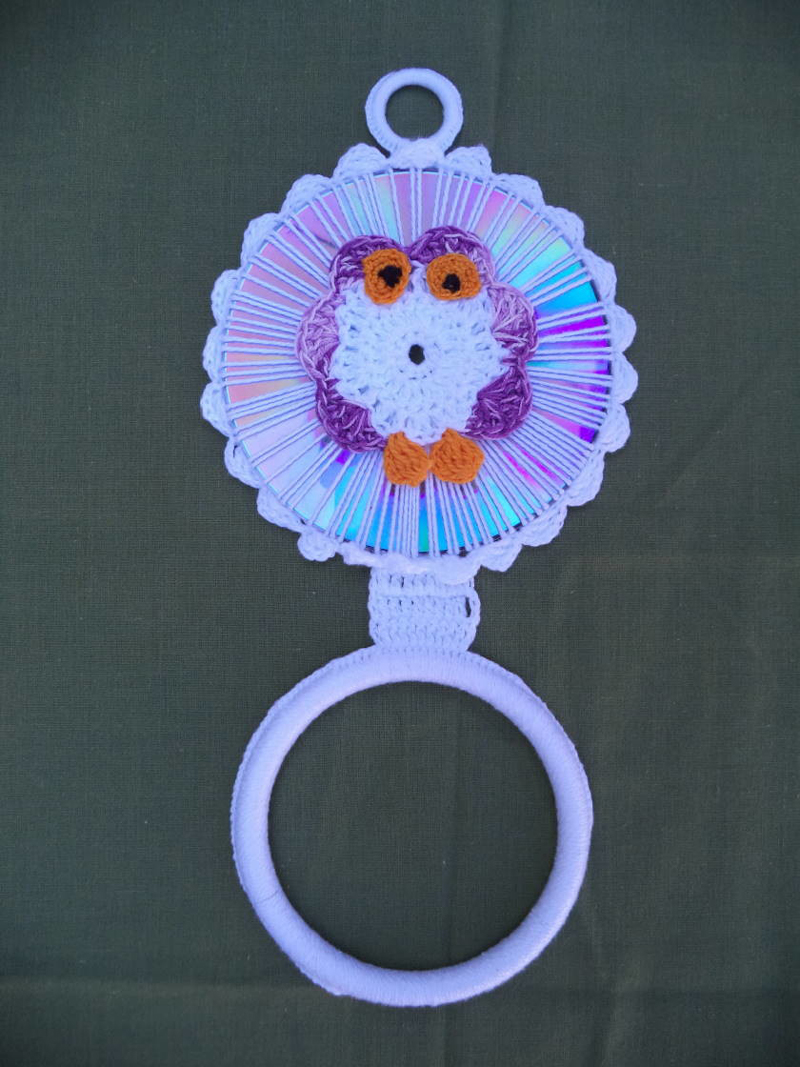 26 Ideias de Artesanato com Croch u00ea e CD Artesanato Passo a Passo! Adesivo De Arvore ~ 26 Ideias de Artesanato com Croch u00ea e CD Artesanato Passo a Passo!