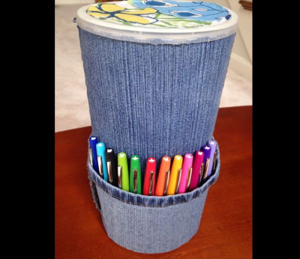 26 Ideias de Artesanato com Tecido Jeans Artesanato Passo a Passo! Aparador Extensivel Kane ~ 26 Ideias de Artesanato com Tecido Jeans Artesanato Passo a Passo!