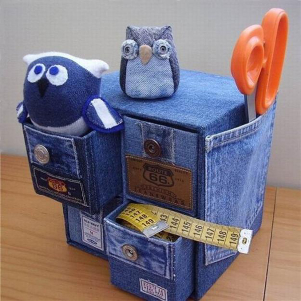 26 Ideias de Artesanato com Tecido Jeans Artesanato Passo a Passo! Aparador Extensivel Kane ~ 26 Ideias de Artesanato com Tecido Jeans Artesanato Passo a Passo!