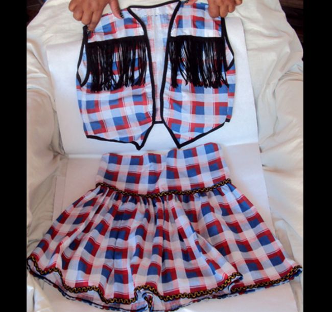 roupa infantil feminina para festa junina