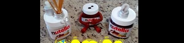 Dicas de Artesanato com Pote de Nutella