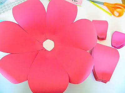 flores de papel artesanal