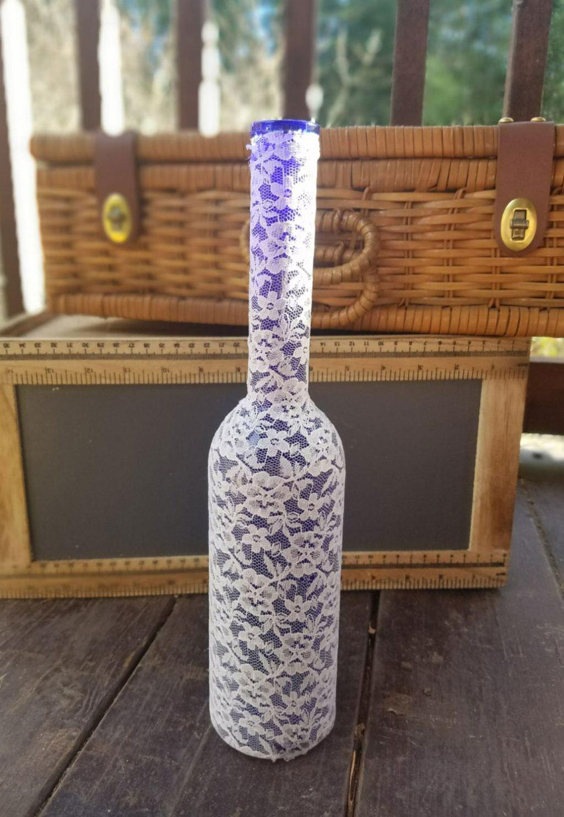 garrafa decorada colorida