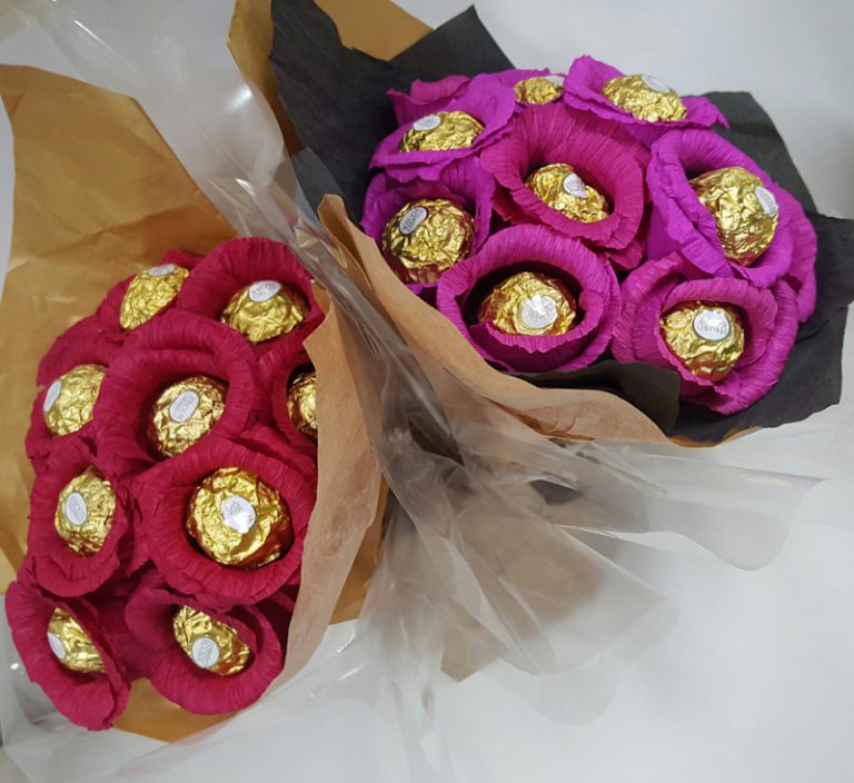 Buquê de Bombom como fazer passo a passo Artesanato Passo a Passo!