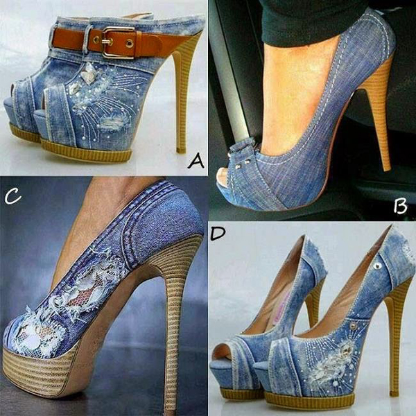 Como customizar Sapatos com Tecido Passo a Passo