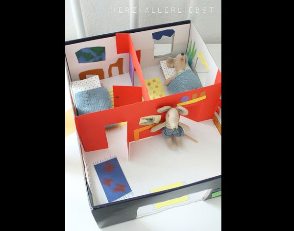 caixa de sapato customizada infantil