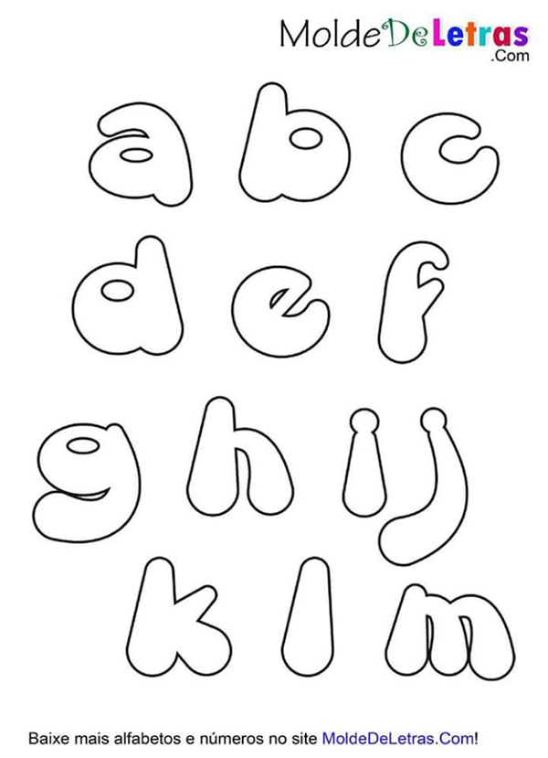 molde de letras estilizadas