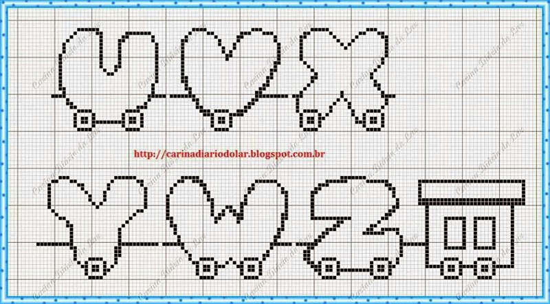 Alfabeto Em Ponto Cruz Grafico Artesanato Passo A Passo