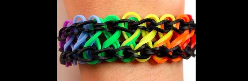 pulseira com elastico preto