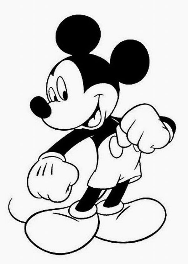 molde do Mickey Mouse para festa