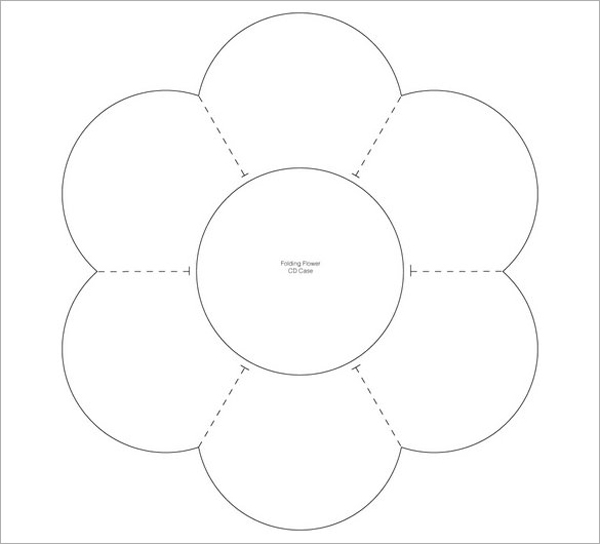 Molde de flor simples