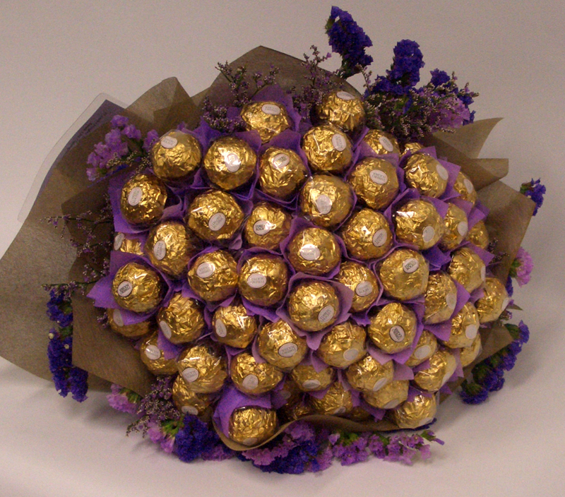 bouquet de bombom ferrero rocher