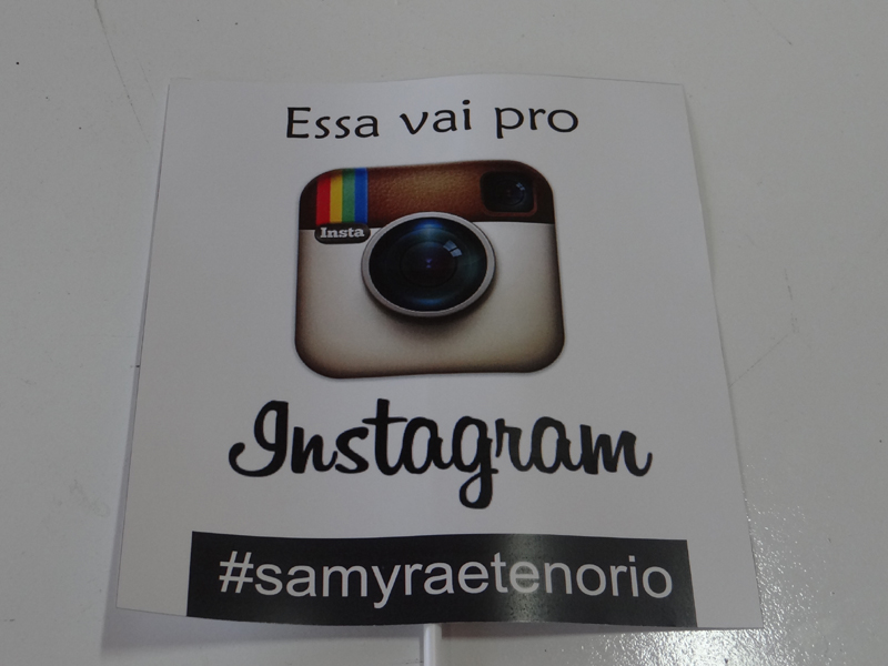 placa para casamento para Instagram