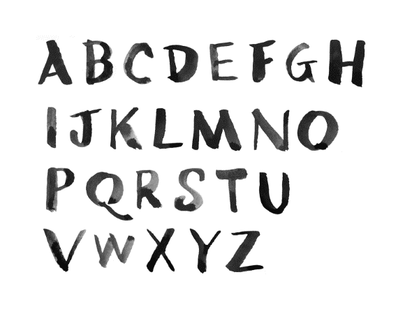  moldes de letras em 3d