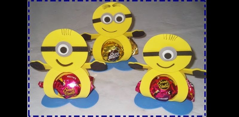 minion porta bombom