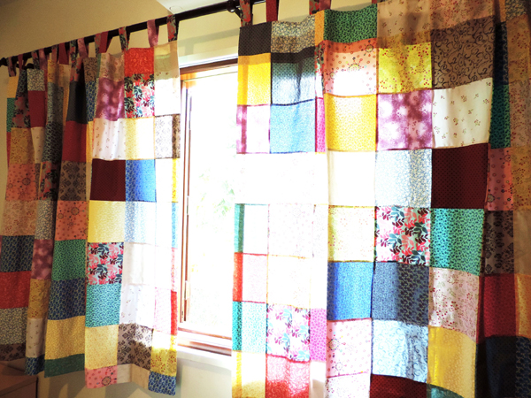 cortina de patchwork
