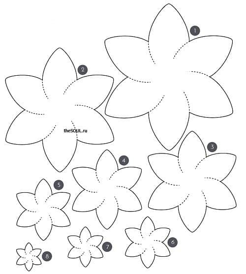63 Moldes de flores para imprimir: desenhos, ideias e como fazer - Artesanato Passo a Passo! 63 Moldes de flores para imprimir: desenhos, ideias e como fazer - Artesanato Passo a Passo!