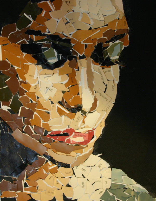 mosaico de papel arte