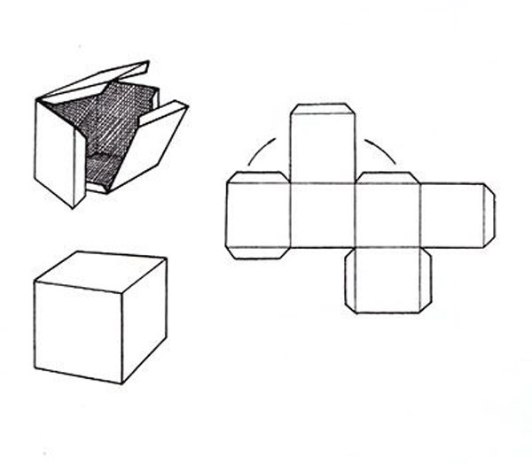 caixa de lembrancinha de papel simples