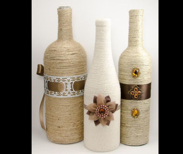 20 Ideias de Garrafas Decoradas com Barbante Artesanato Passo a Passo! -> Decoração Em Garrafas Com Barbante 20 Ideias de Garrafas Decoradas com Barbante Artesanato Passo a Passo! -> Decoração Em Garrafas Com Barbante