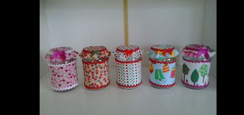 Como Decorar Potes de Vidro com Tecido Artesanato Passo # Decorar Potes De Vidro Com Tecido Como Decorar Potes de Vidro com Tecido Artesanato Passo # Decorar Potes De Vidro Com Tecido