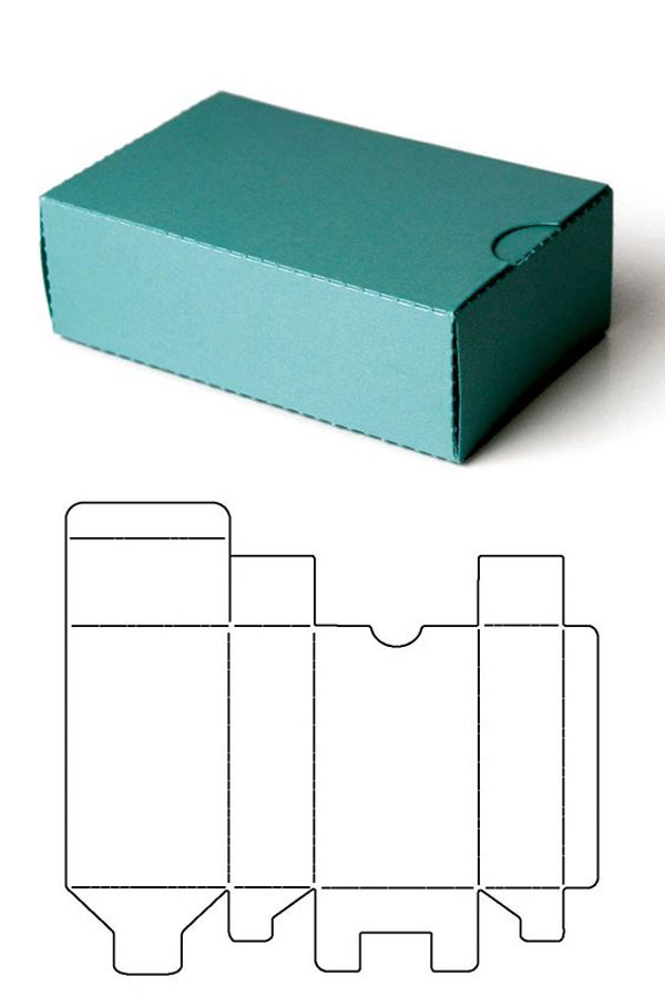 caixa de lembrancinha de papel verde