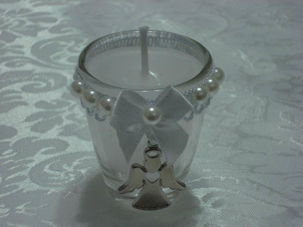 copo de vidro decorado com pingente