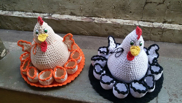 galinha em crochê porta ovo preta galinha em crochê porta ovo preta
