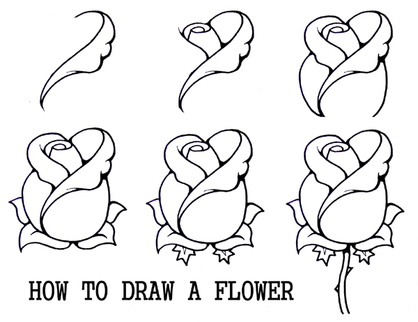 desenhos de flor como fazer 